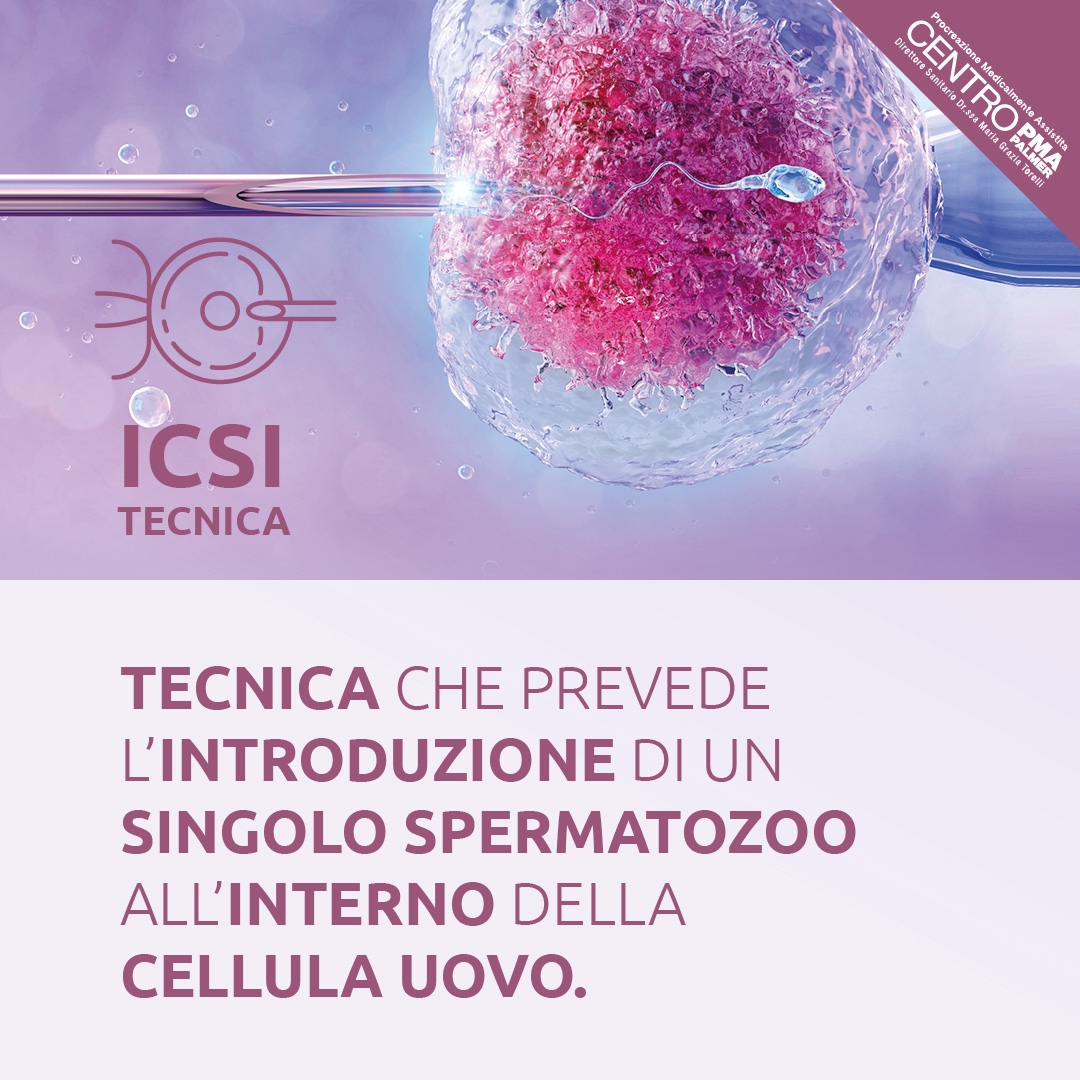 Campagna Tecniche PMA - ICSI del Poliambulatorio Privato Centro PMA Palmer a Reggio Emilia.
